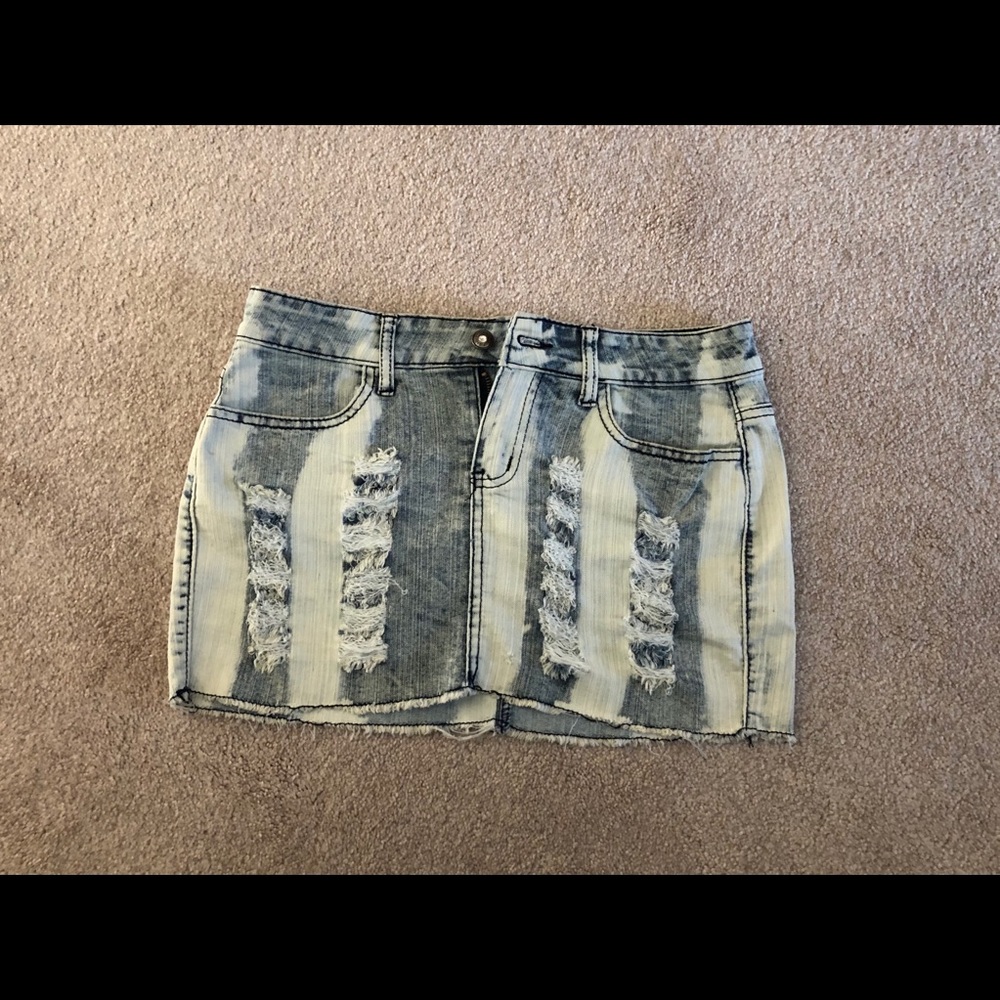 Jean Mini Skirt